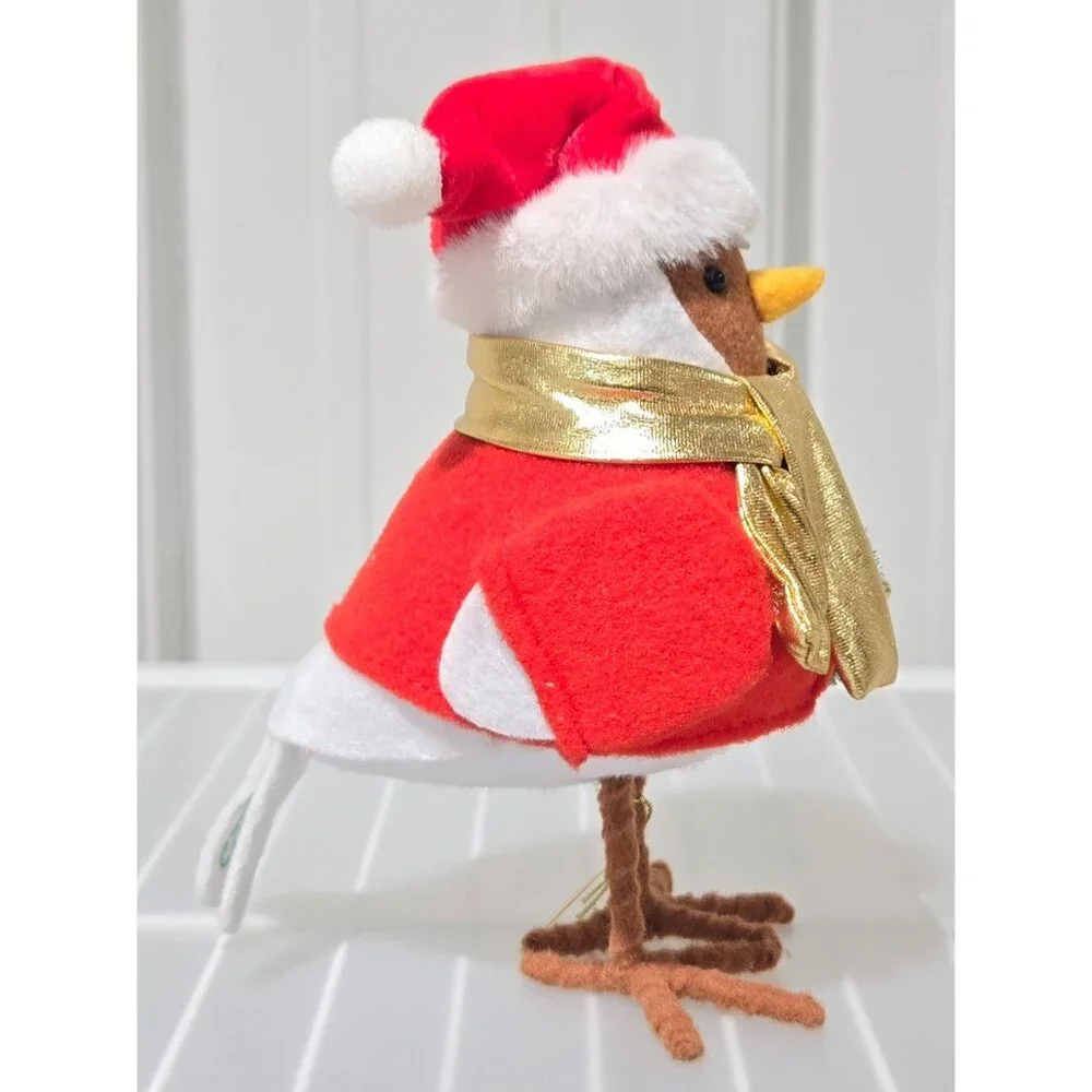 Target Featherly Friends 2025 Christmas Crinkle Santa Claus Suit Bird Figure - Picture 2 of 6